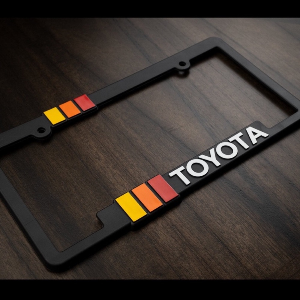 Retro Toyota License plates (2)